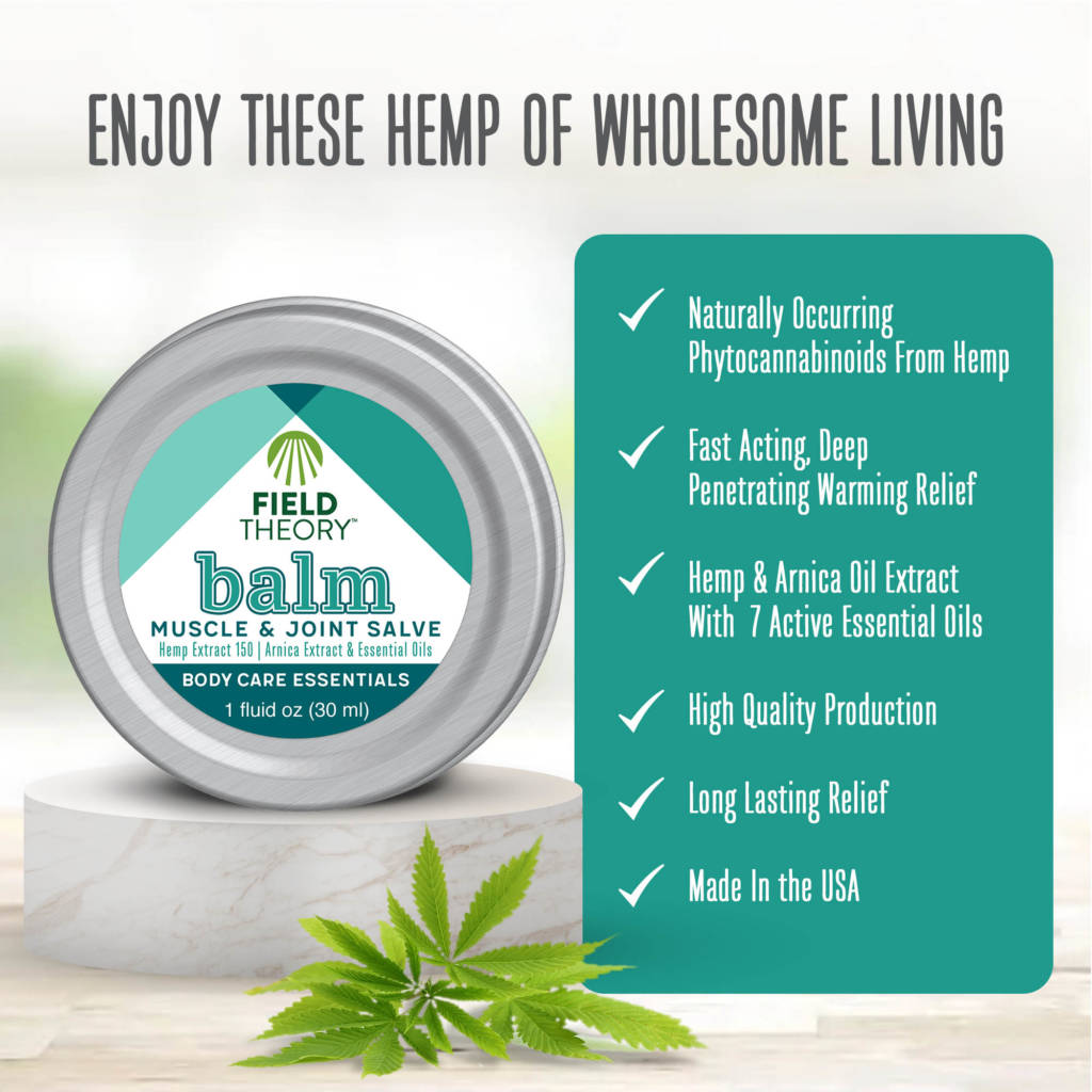 Hemp Balm - Muscle and Joint Salve - Field Theory