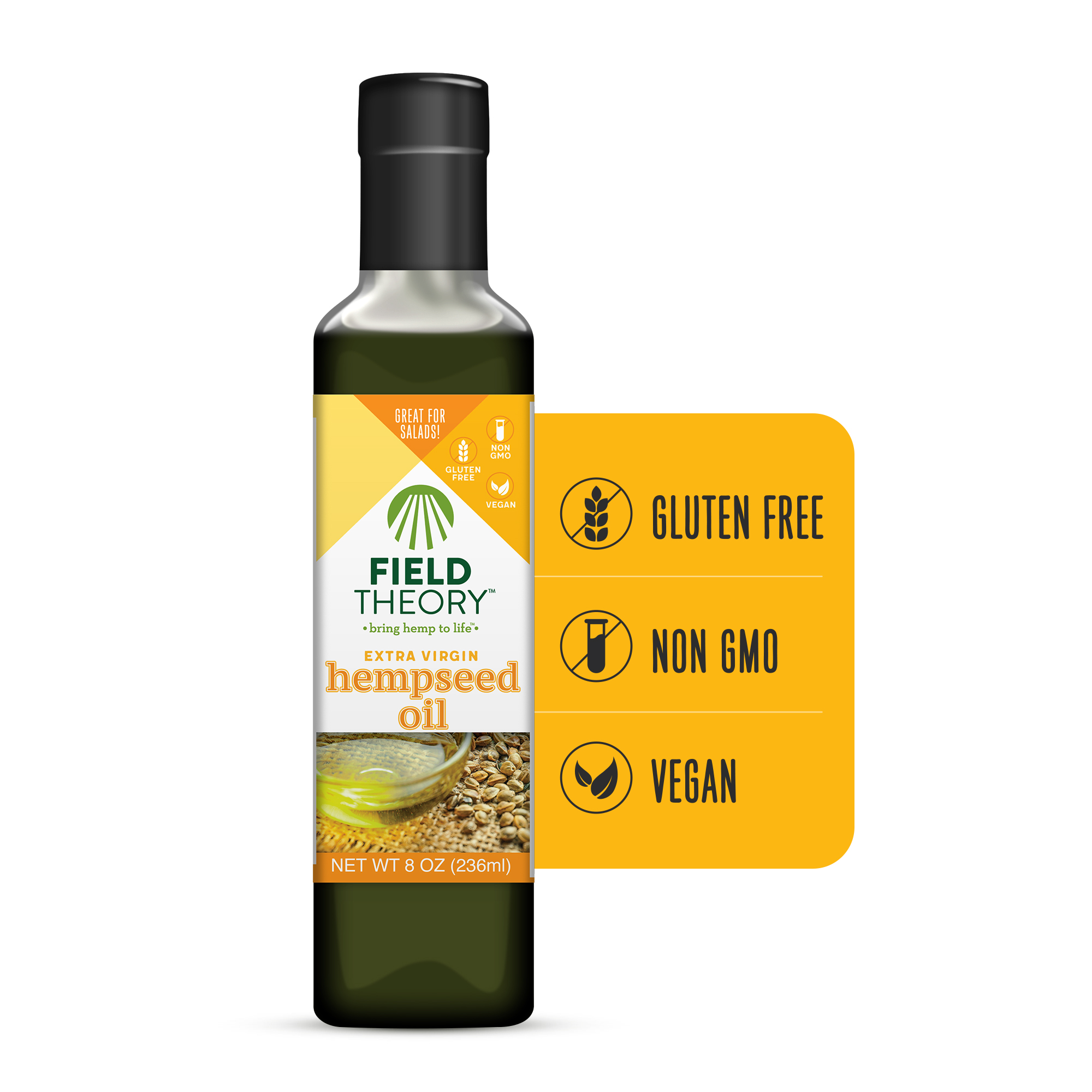 Field Theory™ Hempseed Oil 8oz Field Theory Hemp