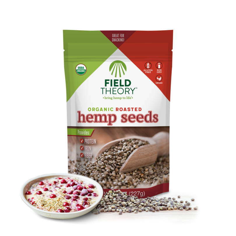 Organic Roasted Hemp Seeds - Field Theory